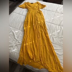 Lulu's Sunny Yellow Maxi Dress